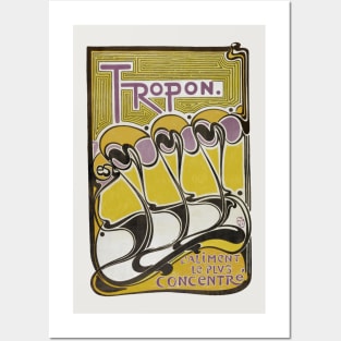 Tropon Nouveau style poster Posters and Art